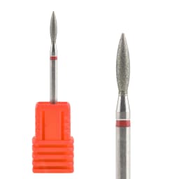 Nail Drill Bits Electric Manicure Milling Cutter Drill Bit for Nails Diamond Cuticle Cutter Flame Bit Nail Drill Clean Bits Burr
