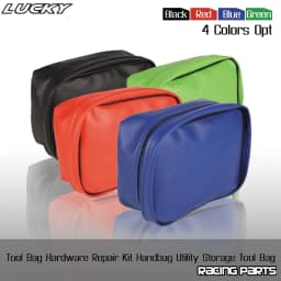 Off Road Motorcycle Rear Tool Bag Tail Kit Storage PU Leather Waterproof Durable For Honda CRF150 CRF250/450 XR250R XR350R XR600