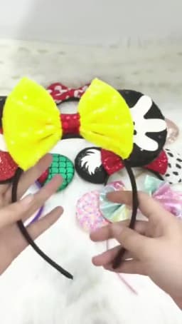 Mickey Mouse Hairbands The Lion King Mufasa Simba Ears Headbands for Girls Kid Disney Pumbaa Headwear Women Bow Hair Accessories