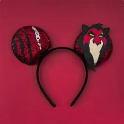 Mickey Mouse Hairbands The Lion King Mufasa Simba Ears Headbands for Girls Kid Disney Pumbaa Headwear Women Bow Hair Accessories