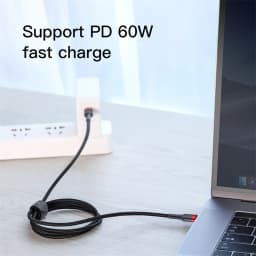 Baseus USB C to USB Type C Cable for MacBook Pro Quick Charge 3.0 60W PD Fast Charging for Samsung Xiaomi mi Charge Cable