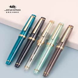 Jinhao 82 Fountain Pen Luxury Acrylic Ink Pen Spin EF F M Nib Elegante Business Office School Supplies Writing Pen Stationery