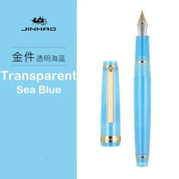 Jinhao 82 Fountain Pen Luxury Acrylic Ink Pen Spin EF F M Nib Elegante Business Office School Supplies Writing Pen Stationery