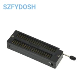 1pcs High Quality DIP 40 Pin 40Pin PLC Universal ZIF IC Socket Black