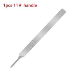 11# 23# Carbon Steel Carving Metal Scalpel Blades Handle Scalpel DIY Cutting Repair Animal Surgical Knife Tool Kits Box Non Slip