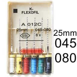 1 Pack 21/25/31mm 15-40 Dental K-FLEXOFILE Flexibility Endo Root Canal K Files SSt Hand Use Dentistry Endodontic Lab Instruments