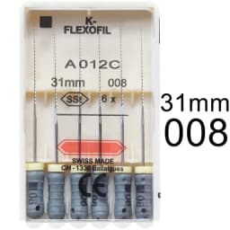 1 Pack 21/25/31mm 15-40 Dental K-FLEXOFILE Flexibility Endo Root Canal K Files SSt Hand Use Dentistry Endodontic Lab Instruments