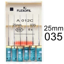 1 Pack 21/25/31mm 15-40 Dental K-FLEXOFILE Flexibility Endo Root Canal K Files SSt Hand Use Dentistry Endodontic Lab Instruments