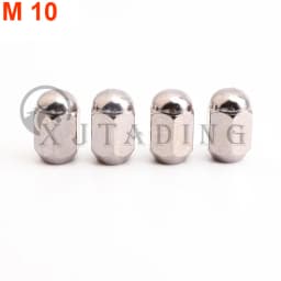 4 Pcs M10x1.25 Spline Screw Wheel Hub Stud & Lug Nut Fit For ATV Go kart UTV Buggy Quad Bike Wheels Mounting Fixing Accessories