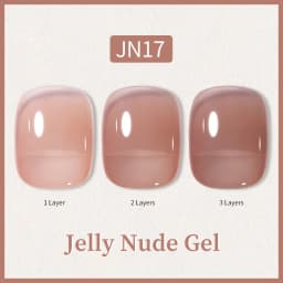BORN PRETTY 10ml Glitter Pink Nude Jelly Nail Gel Polish Varnis Semi-permanent Sheer Translucent UV LED Soak Off Gel Polish
