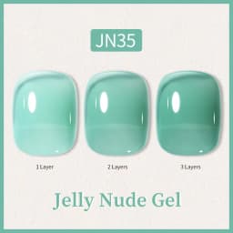 BORN PRETTY 10ml Glitter Pink Nude Jelly Nail Gel Polish Varnis Semi-permanent Sheer Translucent UV LED Soak Off Gel Polish