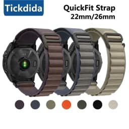 22mm 26mm Nylon Quick Fit Strap for Garmin Fenix 9 7X 8X 8 7 Pro Fenix 6X 6 5X Tactix 8 7 9 Forerunner 965 Enduro 3 Loop Band