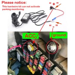 5V 2.5A Mini Micro Type C USB Car Dash Camera Charger Adapter Hard Wire DVR Hardwire Kit for XiaoMi 70Mai YI 360