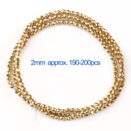 AAA+ Color Retention Gold-Plated Hematite Beads Natural Stone Round Cube Spacer Loose Beads for jewelry Making DIY Bracelet 15''