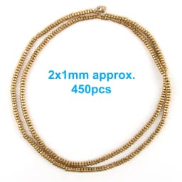 AAA+ Color Retention Gold-Plated Hematite Beads Natural Stone Round Cube Spacer Loose Beads for jewelry Making DIY Bracelet 15''