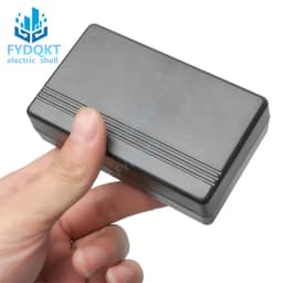 ABS Plastic Project Box Waterproof Black DIY Housing Instrument Case Storage Case Enclosure Boxes Electronic Home Supplies