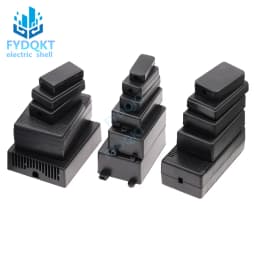 ABS Plastic Project Box Waterproof Black DIY Housing Instrument Case Storage Case Enclosure Boxes Electronic Home Supplies