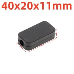 ABS Plastic Project Box Waterproof Black DIY Housing Instrument Case Storage Case Enclosure Boxes Electronic Home Supplies