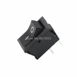 10PCS Push Button Switch 15x21mm SPST 2Pin KCD11 KCD1 Snap-in On/Off Boat Rocker Switch 15MM*21MM Black Red and White