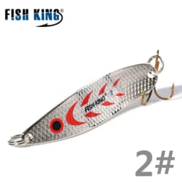 NGB 1PC 18g 28g Spinner Fishing Lure Metal Bait Spoon Fishing Tackle Vissen Pesca Sequin Paillette Single Hooks