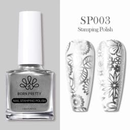 BORN PRETTY 10ml 25 Colors Nail Stamping Polish Nail Art Varnish with Peel Off Nail Latex Black White Colorful Stamp Polish