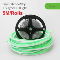 6/8mm 5M/Rolls DIY Separate Silicone Neon Strip 120Leds S-Bendable Newly Flexible Led Tape For LED Neon Sign Waterproof IP67