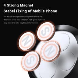 TOPK Magnetic Phone Holder for Car Air Vent Magnetic Phone Mount for Car,Car Phone Holder Mount for Cell Phones and Mini Tablets