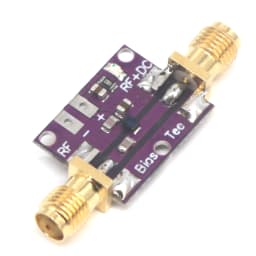 DykbRadio Bias Tee 10MHz -6GHz RF Biaser DC Blocker Coaxial Feed for HAM Radio RTL SDR LNA Low Noise Wideband Amplifier