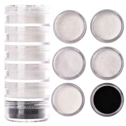 24 Boxes 3D Flocking Velvet Powder Villus Powder for Nail Art Decoration Nail Art Glitter Velvet Flocking Powder 2.5ml/Box BPB11