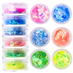 24 Boxes 3D Flocking Velvet Powder Villus Powder for Nail Art Decoration Nail Art Glitter Velvet Flocking Powder 2.5ml/Box BPB11