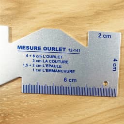 Precision Seam Measuring Gauge Metal Quilting Tailor Ruler Template Sewing Ruler For DIY Patchwork Quilting Craft Accessories