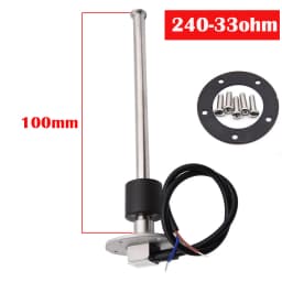 Car Boat Fuel/Water Level Sensor For 0-190ohm/240-33ohm Fuel Level Meters Marine Water Level Gauge Sensor Sender Unit For 9-32V
