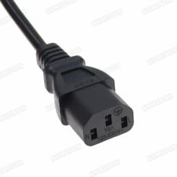 US NEMA 5-15P to IEC C13 AC Power Cord, American Standard Three Plug to C13 Extension Cable For Computer 3x0.824mm 18AWG