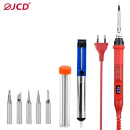 JCD 908U Electric Soldering Iron 80W 220V/110V With Switch Multi-function Button Adjustable Temperature Iron Welding Tools