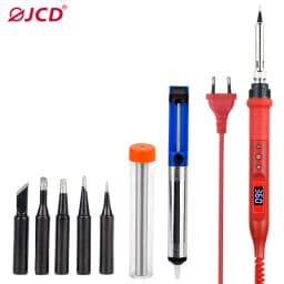 JCD 908U Electric Soldering Iron 80W 220V/110V With Switch Multi-function Button Adjustable Temperature Iron Welding Tools