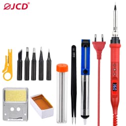 JCD 908U Electric Soldering Iron 80W 220V/110V With Switch Multi-function Button Adjustable Temperature Iron Welding Tools