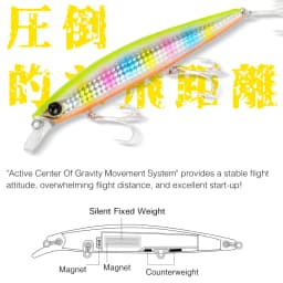 TSURINOYA 135mm 26.4g Ultra Long Casting 135S Saltwater Sinking Minnow BAYONET Tungaten Weight Fishing Lure Seabass Hard Bait