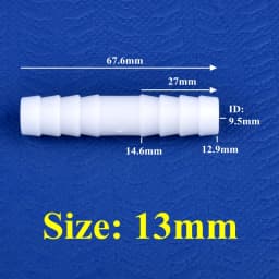 5~200pcs 4~14mm Food Grade Plastic Equal Dia Direct Connectors Aquarium Fish Tank Air Pump Hose Pagoda Joint Water Pipe Fittings