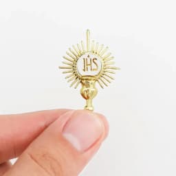 Catholic Bible Supplies JHS Card Insertion Decoration JHS Holy Grail Pendant Party Wedding Baptism Supplies Religious Jewelry