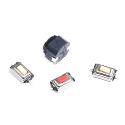 50PCS Tact Switch Silicone Button Micro Switch 3*4*2mm 3x6x4.3mm 2Pin 3x6x2.5mm 4*4*1.5mm SMD 4 Feet