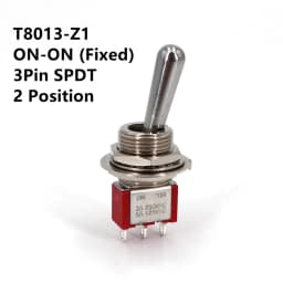 SH T80-T Z1 Series Large Long Handle 12mm Panel Mount Mini Toggle Switch 5A 125VAC