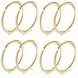 5/10/20PCS Stainless Steel L Shape Nose Stud Set 20G Crystal Nose Ring Hoop Set Indian Crystal Nose Stud Bulk Piercing Nariz Lot