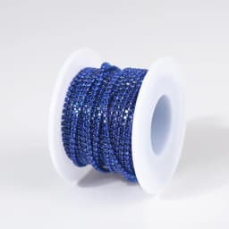 RESEN New Arrival Colorful Rhinestone Chains Dense Fancy Chain Apparel Sewing Glass Rhinestone Cup Chain With Colorful base