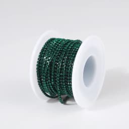 RESEN New Arrival Colorful Rhinestone Chains Dense Fancy Chain Apparel Sewing Glass Rhinestone Cup Chain With Colorful base