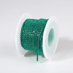 RESEN New Arrival Colorful Rhinestone Chains Dense Fancy Chain Apparel Sewing Glass Rhinestone Cup Chain With Colorful base