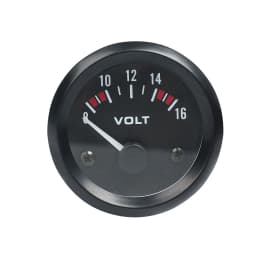 Vehicle Meter 12V Automobile Car Gauge 2" 52mm Water Temp Oil Temp Oil Press Fuel Volts Oil press kg Ammeter Gauge Black Shell