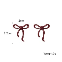 Red Color Women Dangle Earrings Geometric Pendants Gold Color Metal Hook Earrings Long Hang Earrings Pendientes Fashion Jewelry