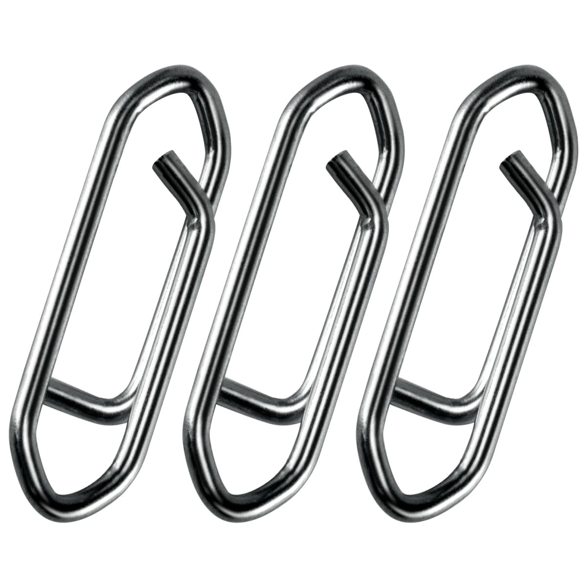 50pc Fishing Snap Power Clip Stainless Steel Speed Clip Quick Change Fast Link Connector for Crankbait Swimbait Minnow