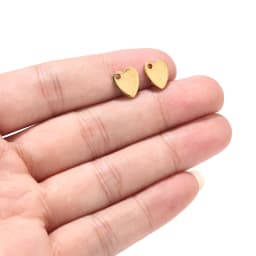 100pcs Gold/Rose Gold 6mm/8mm/10mm Stainless Steel Blank Stamping Dog Tags Charms Personalized with Any Words