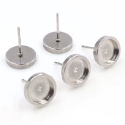 ( Never Fade ) 6 8 10 12mm 10pcs/lot Thicken Stainless Steel Earring Studs,Earrings Blank/Base,Fit 6 8 10 12mm Glass Cabochons